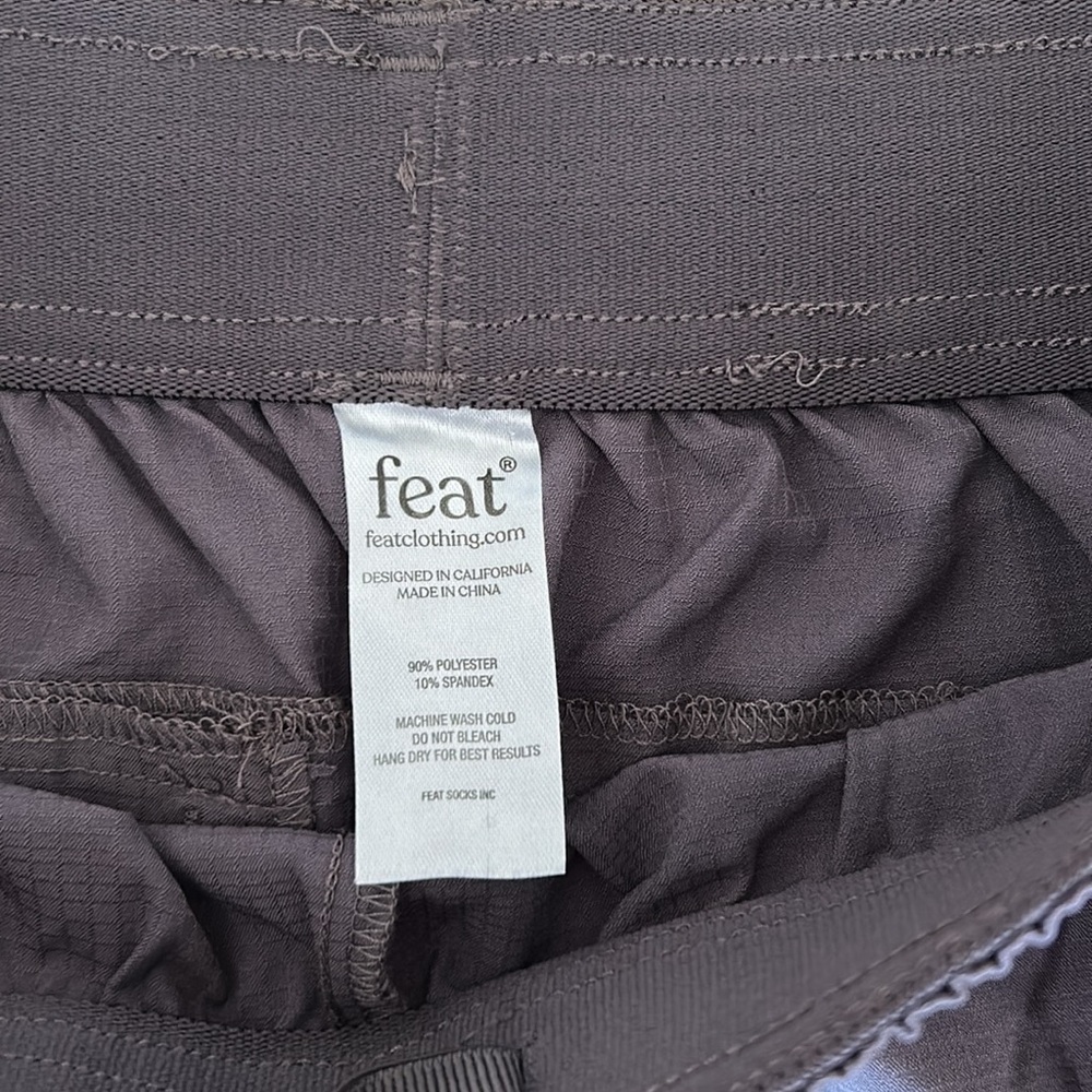 NWOT Feat Women's Casual/Athletic Shorts Gray Size M - Picture 2 of 7